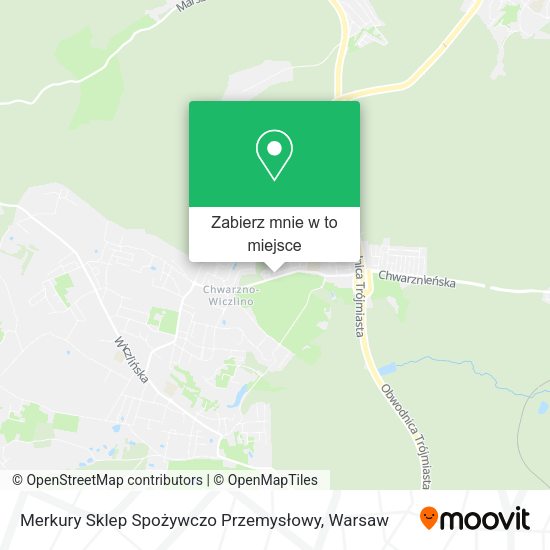 Mapa Merkury Sklep Spożywczo Przemysłowy