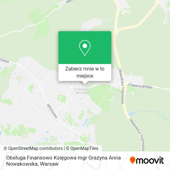 Mapa Obsługa Finansowo Księgowa mgr Grażyna Anna Nowakowska