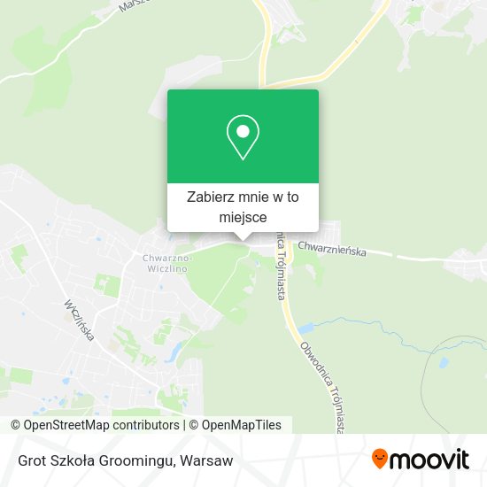 Mapa Grot Szkoła Groomingu