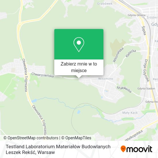 Mapa Testland Laboratorium Materiałów Budowlanych Leszek Rekść