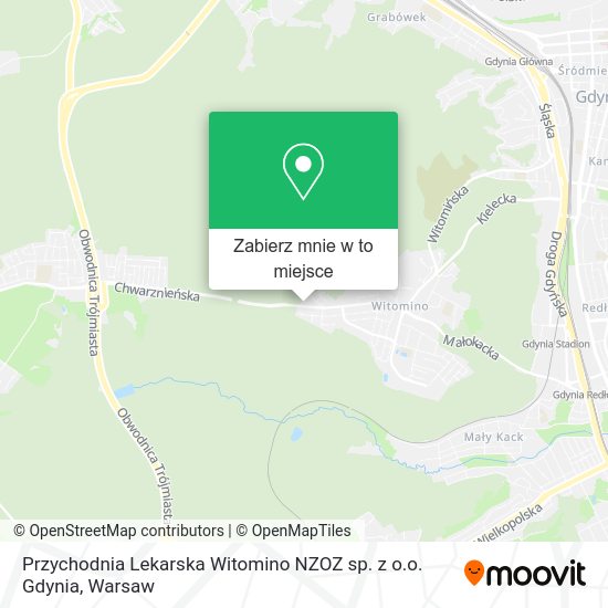 Mapa Przychodnia Lekarska Witomino NZOZ sp. z o.o. Gdynia