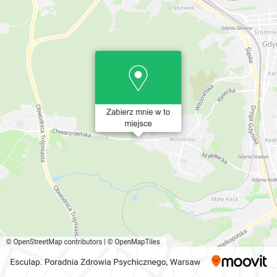 Mapa Esculap. Poradnia Zdrowia Psychicznego