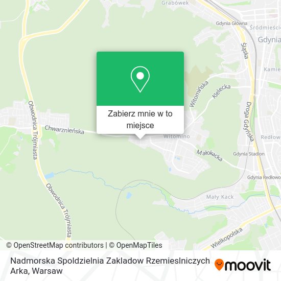 Mapa Nadmorska Spoldzielnia Zakladow Rzemieslniczych Arka