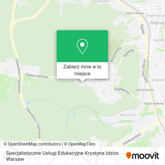 Mapa Specjalistyczne Usługi Edukacyjne Krystyna Idzior