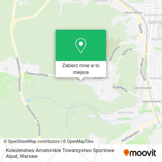 Mapa Kolezenstwo Amatorskie Towarzystwo Sportowe Alpat