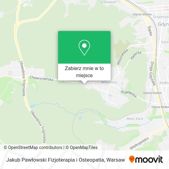 Mapa Jakub Pawłowski Fizjoterapia i Osteopatia