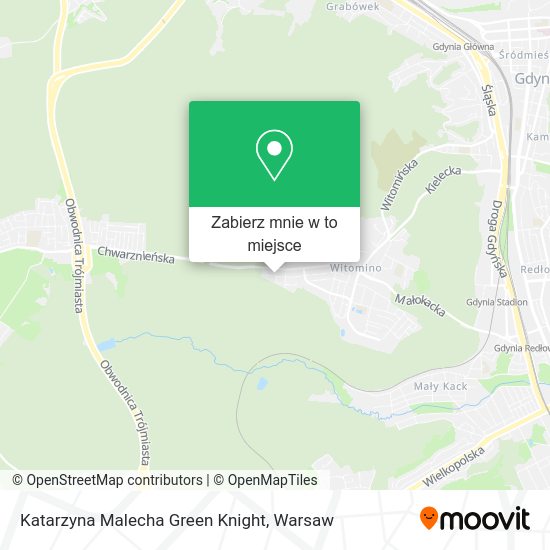 Mapa Katarzyna Malecha Green Knight