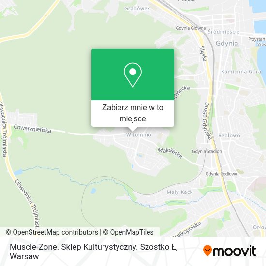 Mapa Muscle-Zone. Sklep Kulturystyczny. Szostko Ł