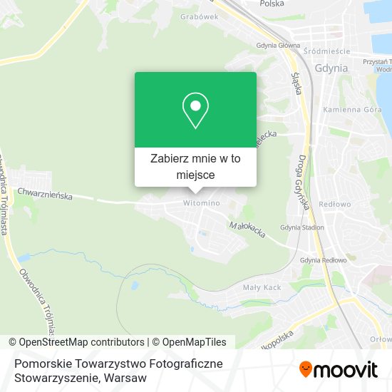 Mapa Pomorskie Towarzystwo Fotograficzne Stowarzyszenie