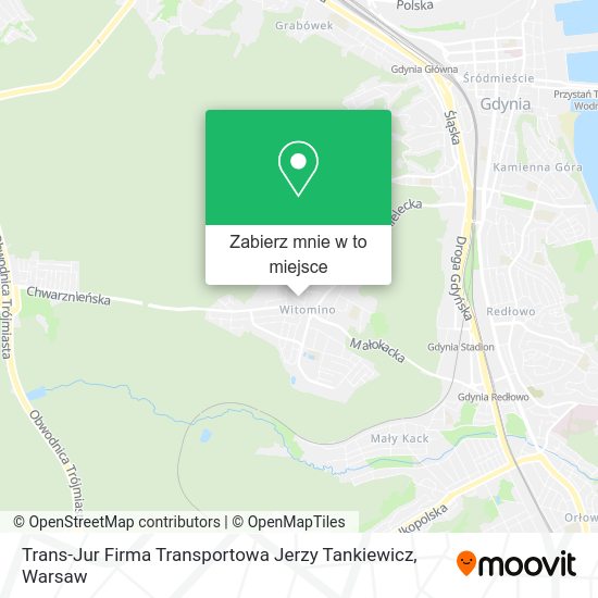 Mapa Trans-Jur Firma Transportowa Jerzy Tankiewicz