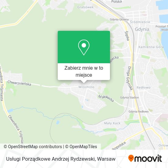 Mapa Usługi Porządkowe Andrzej Rydzewski