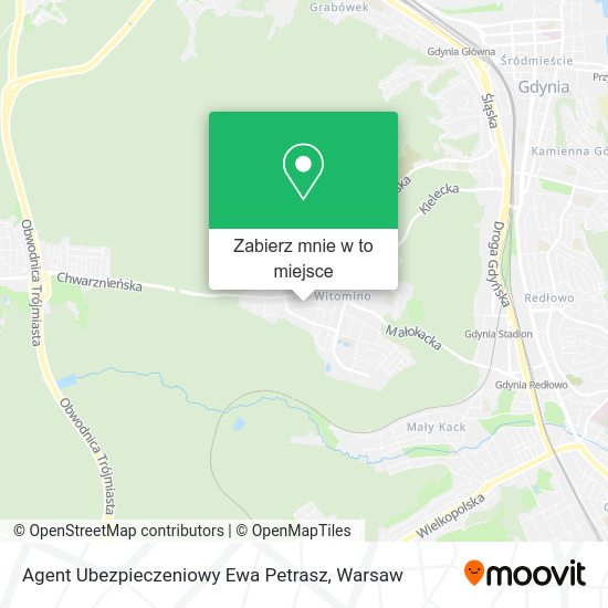 Mapa Agent Ubezpieczeniowy Ewa Petrasz