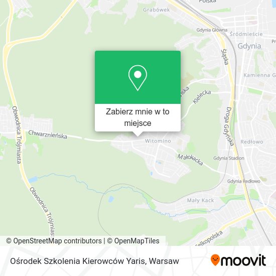 Mapa Ośrodek Szkolenia Kierowców Yaris