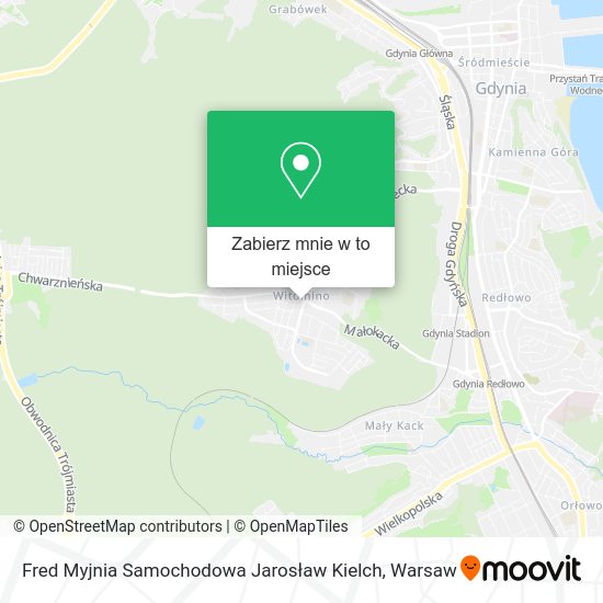 Mapa Fred Myjnia Samochodowa Jarosław Kielch