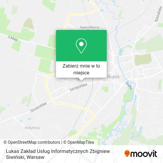 Mapa Lukas Zakład Usług Informatycznych Zbigniew Siwiński