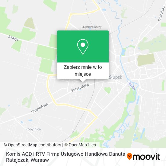 Mapa Komis AGD i RTV Firma Usługowo Handlowa Danuta Ratajczak