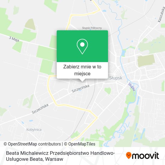 Mapa Beata Michalewicz Przedsiębiorstwo Handlowo- Usługowe Beata