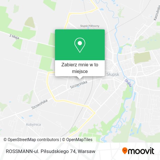 Mapa ROSSMANN-ul. Piłsudskiego 74