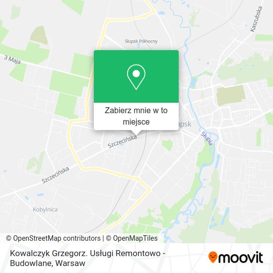 Mapa Kowalczyk Grzegorz. Usługi Remontowo - Budowlane