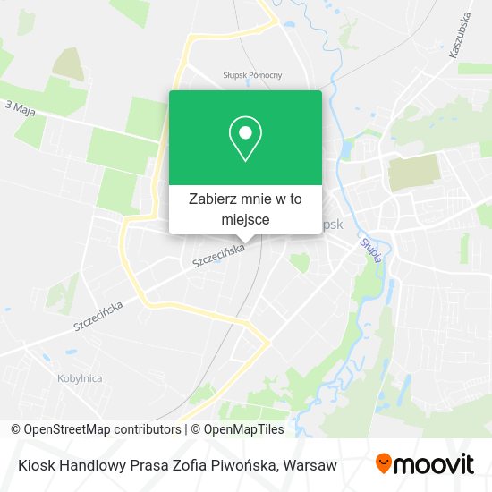 Mapa Kiosk Handlowy Prasa Zofia Piwońska