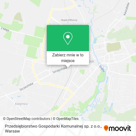 Mapa Przedsiębiorstwo Gospodarki Komunalnej sp. z o.o.