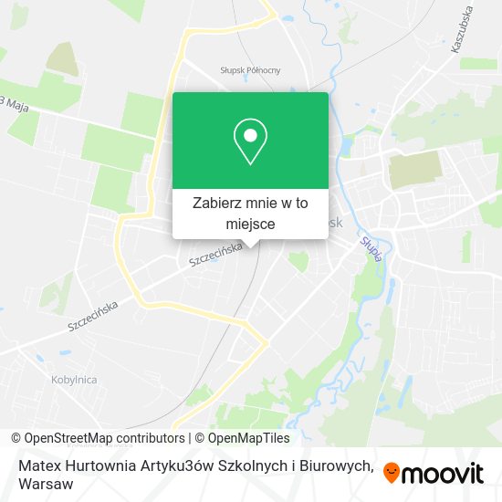 Mapa Matex Hurtownia Artyku3ów Szkolnych i Biurowych