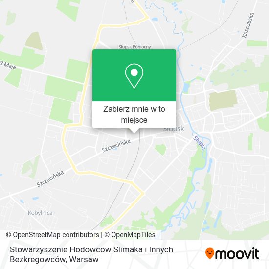 Mapa Stowarzyszenie Hodowców Slimaka i Innych Bezkregowców