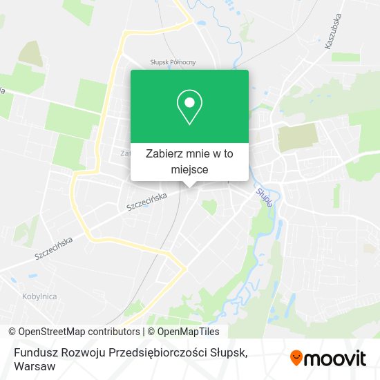 Mapa Fundusz Rozwoju Przedsiębiorczości Słupsk