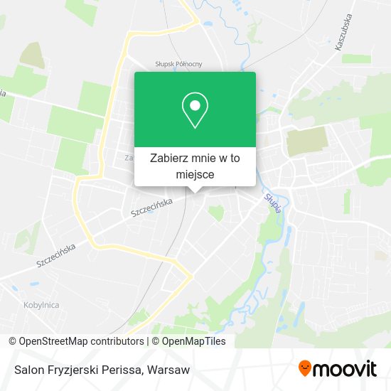 Mapa Salon Fryzjerski Perissa