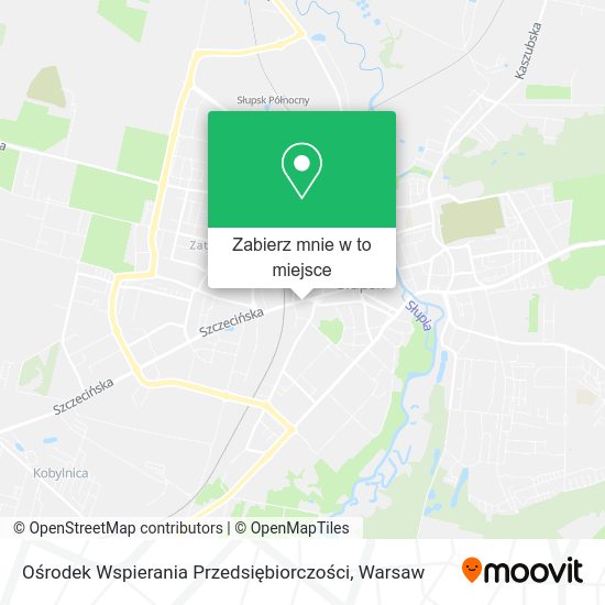 Mapa Ośrodek Wspierania Przedsiębiorczości