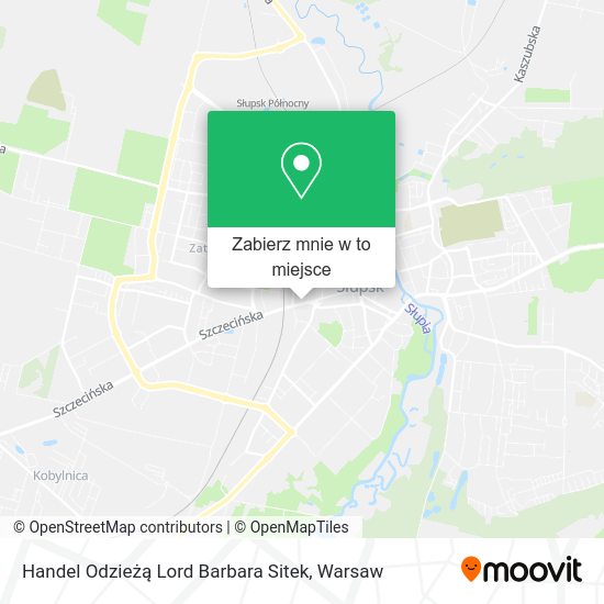 Mapa Handel Odzieżą Lord Barbara Sitek