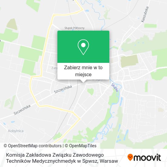 Mapa Komisja Zakładowa Związku Zawodowego Techników Medycznychmedyk w Spwsz