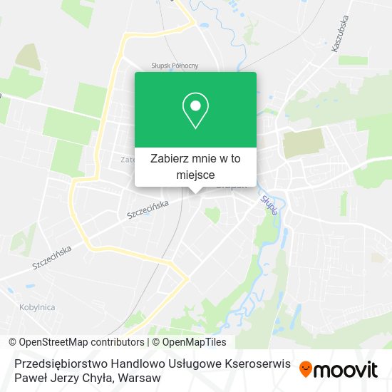 Mapa Przedsiębiorstwo Handlowo Usługowe Kseroserwis Paweł Jerzy Chyła