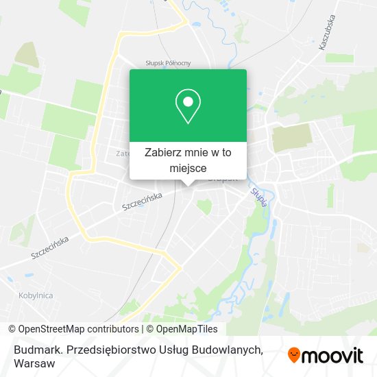 Mapa Budmark. Przedsiębiorstwo Usług Budowlanych