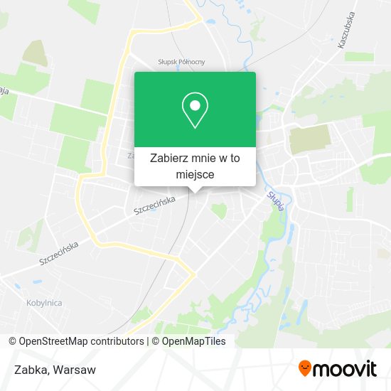 Mapa Zabka