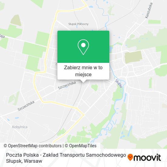 Mapa Poczta Polska - Zakład Transportu Samochodowego Słupsk