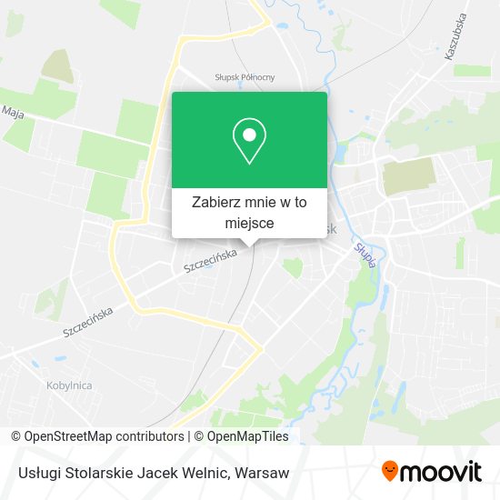 Mapa Usługi Stolarskie Jacek Welnic