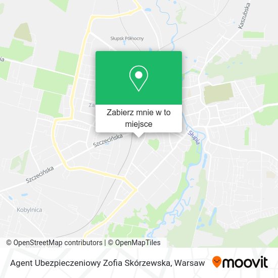 Mapa Agent Ubezpieczeniowy Zofia Skórzewska