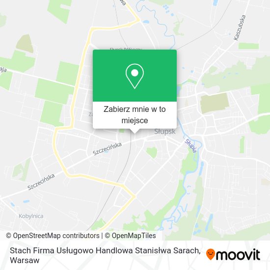 Mapa Stach Firma Usługowo Handlowa Stanisłwa Sarach