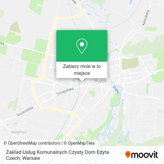 Mapa Zakład Usług Komunalnych Czysty Dom Edyta Czech