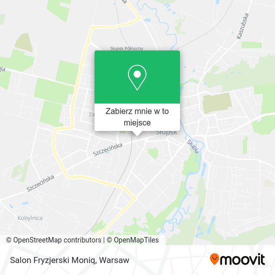 Mapa Salon Fryzjerski Moniq