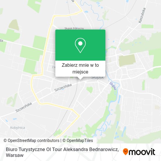 Mapa Biuro Turystyczne Ol Tour Aleksandra Bednarowicz