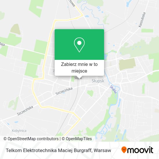 Mapa Telkom Elektrotechnika Maciej Burgraff