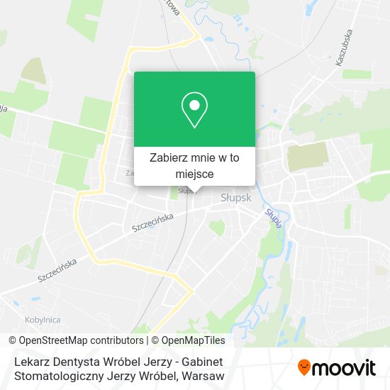 Mapa Lekarz Dentysta Wróbel Jerzy - Gabinet Stomatologiczny Jerzy Wróbel