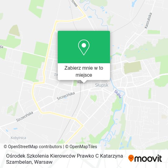 Mapa Ośrodek Szkolenia Kierowców Prawko C Katarzyna Szambelan