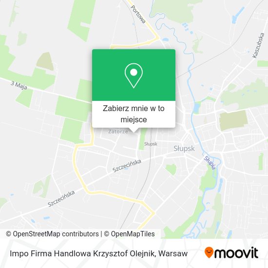 Mapa Impo Firma Handlowa Krzysztof Olejnik