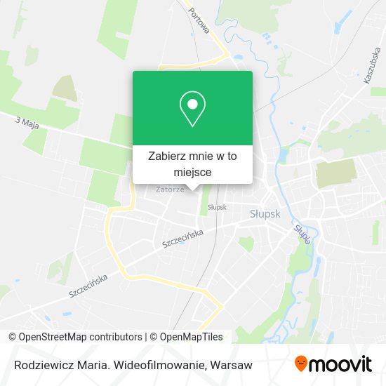 Mapa Rodziewicz Maria. Wideofilmowanie