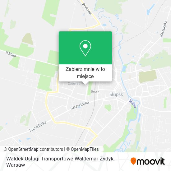 Mapa Waldek Usługi Transportowe Waldemar Żydyk