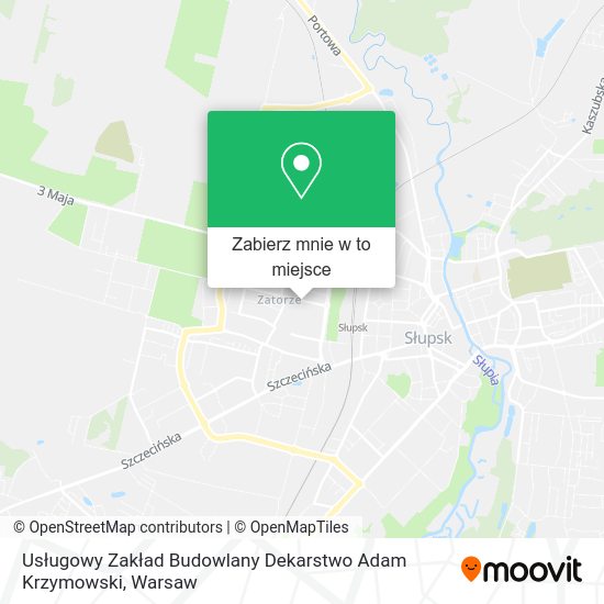 Mapa Usługowy Zakład Budowlany Dekarstwo Adam Krzymowski