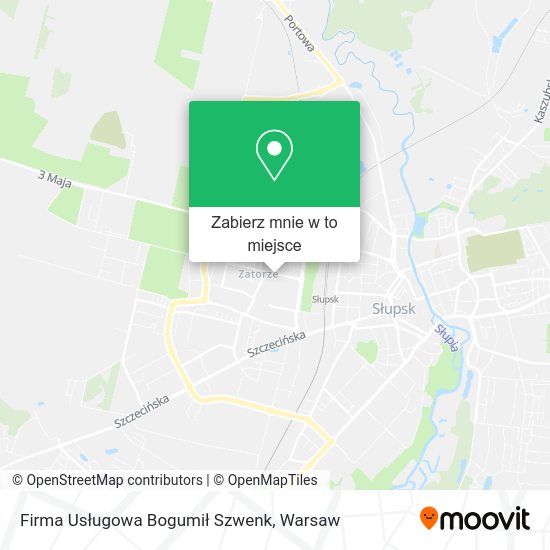 Mapa Firma Usługowa Bogumił Szwenk